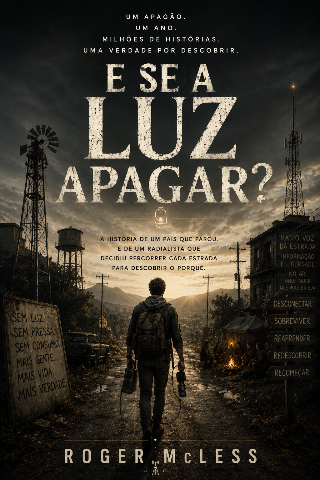 Capa do livro E Se a Luz Apagar?